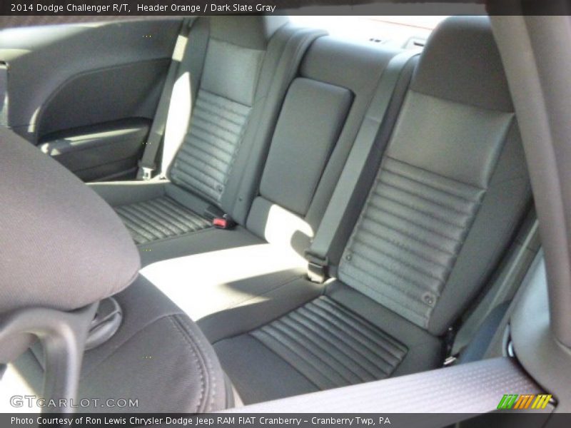 Header Orange / Dark Slate Gray 2014 Dodge Challenger R/T
