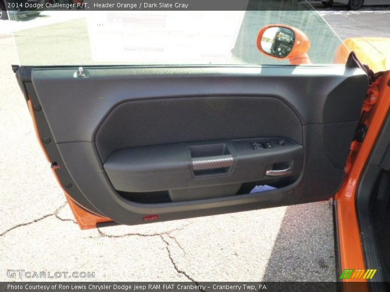 Header Orange / Dark Slate Gray 2014 Dodge Challenger R/T