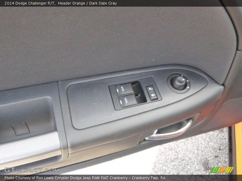Header Orange / Dark Slate Gray 2014 Dodge Challenger R/T
