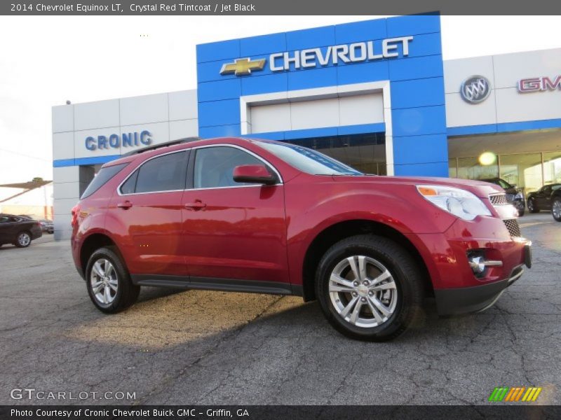 Crystal Red Tintcoat / Jet Black 2014 Chevrolet Equinox LT