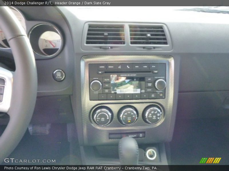 Header Orange / Dark Slate Gray 2014 Dodge Challenger R/T