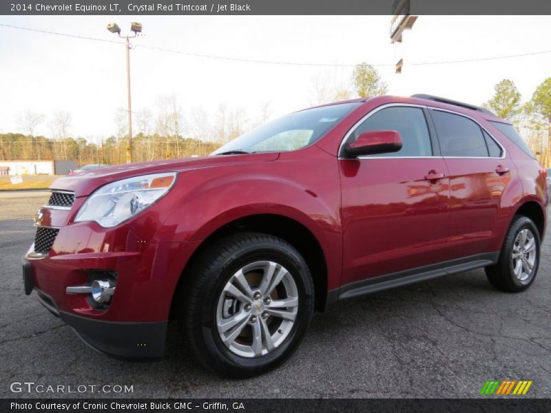 Crystal Red Tintcoat / Jet Black 2014 Chevrolet Equinox LT