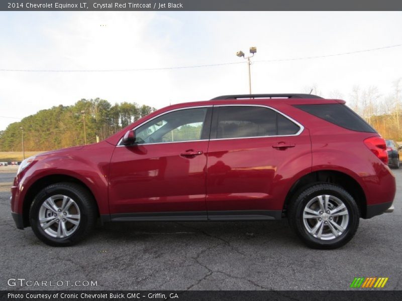 Crystal Red Tintcoat / Jet Black 2014 Chevrolet Equinox LT
