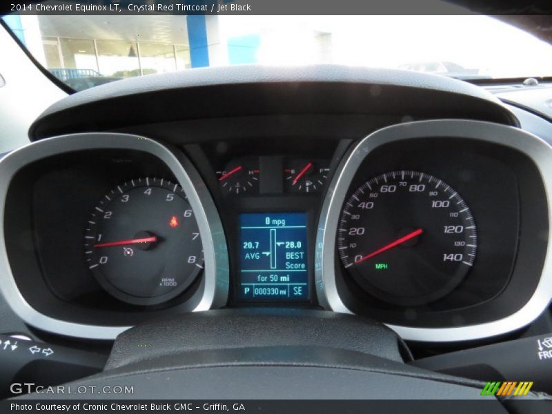 Crystal Red Tintcoat / Jet Black 2014 Chevrolet Equinox LT
