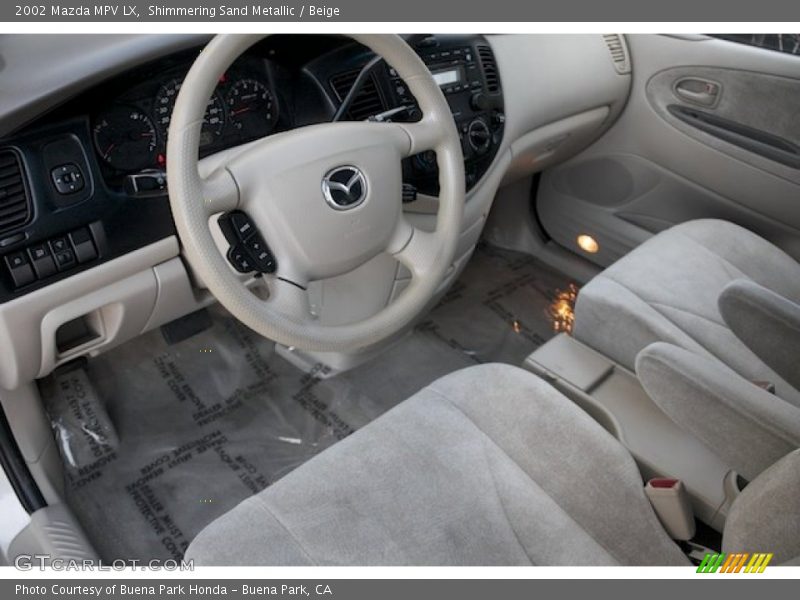 Beige Interior - 2002 MPV LX 