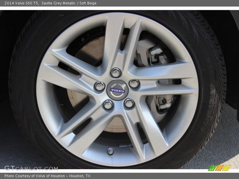 Saville Grey Metallic / Soft Beige 2014 Volvo S60 T5