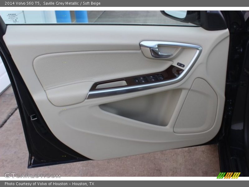 Saville Grey Metallic / Soft Beige 2014 Volvo S60 T5