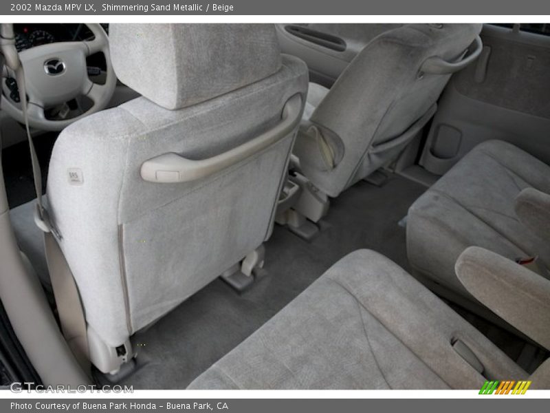 Rear Seat of 2002 MPV LX