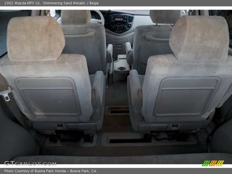 Rear Seat of 2002 MPV LX