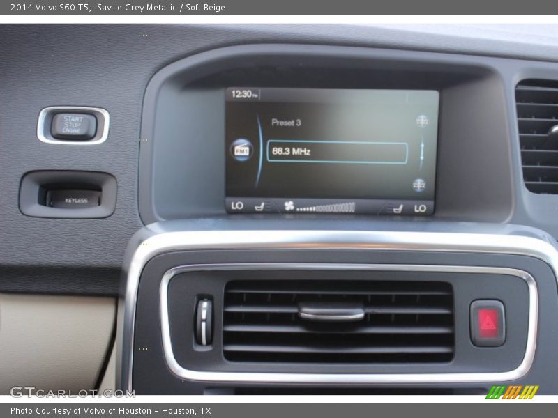 Saville Grey Metallic / Soft Beige 2014 Volvo S60 T5