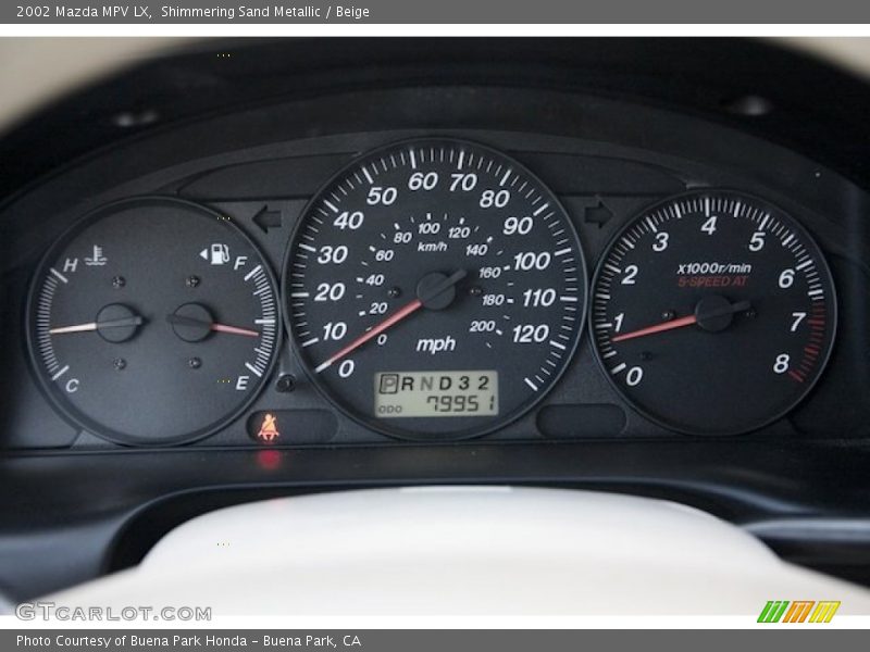 2002 MPV LX LX Gauges