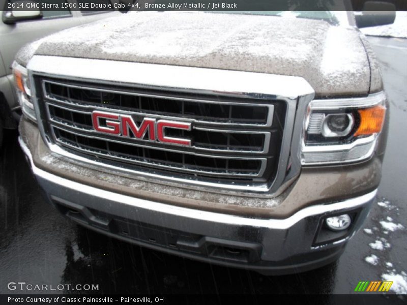 Bronze Alloy Metallic / Jet Black 2014 GMC Sierra 1500 SLE Double Cab 4x4