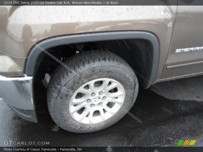 Bronze Alloy Metallic / Jet Black 2014 GMC Sierra 1500 SLE Double Cab 4x4