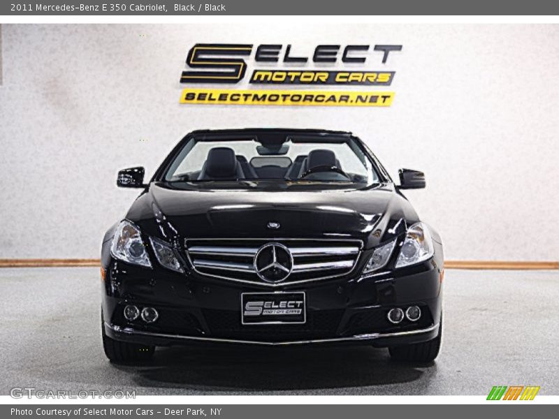 Black / Black 2011 Mercedes-Benz E 350 Cabriolet