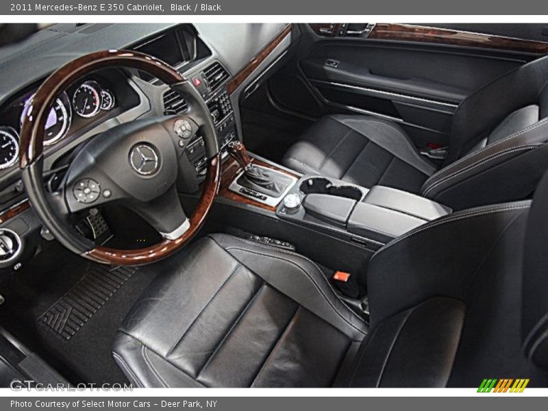 Black / Black 2011 Mercedes-Benz E 350 Cabriolet