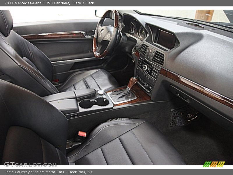 Black / Black 2011 Mercedes-Benz E 350 Cabriolet