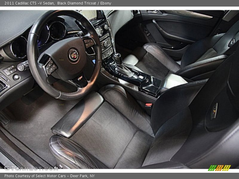 Ebony Interior - 2011 CTS -V Sedan 
