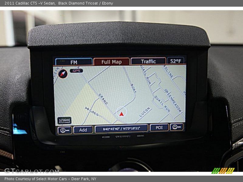 Navigation of 2011 CTS -V Sedan