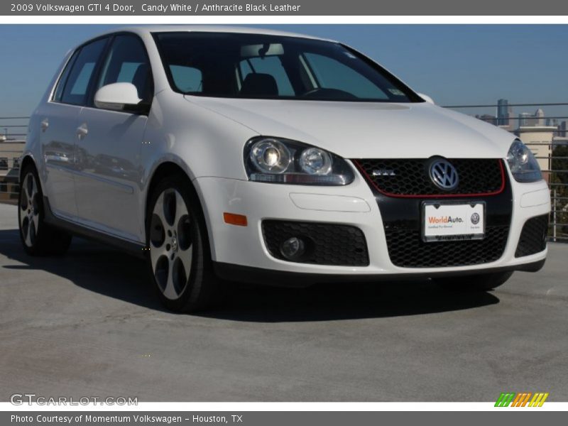 Candy White / Anthracite Black Leather 2009 Volkswagen GTI 4 Door