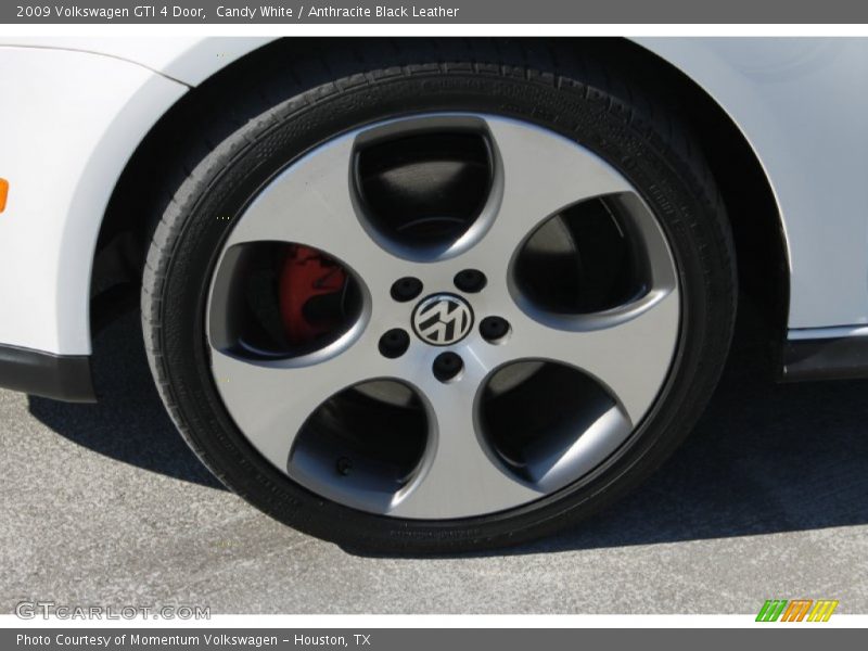 Candy White / Anthracite Black Leather 2009 Volkswagen GTI 4 Door