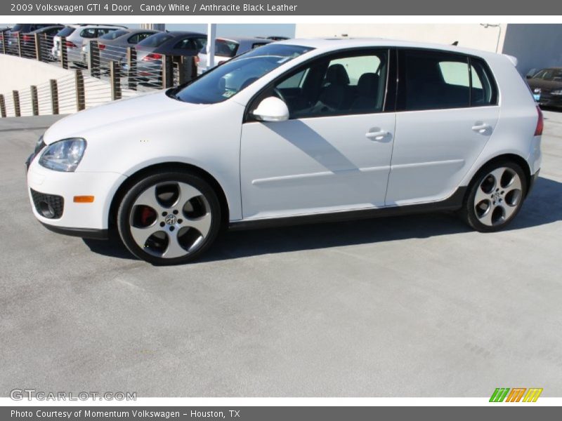 Candy White / Anthracite Black Leather 2009 Volkswagen GTI 4 Door
