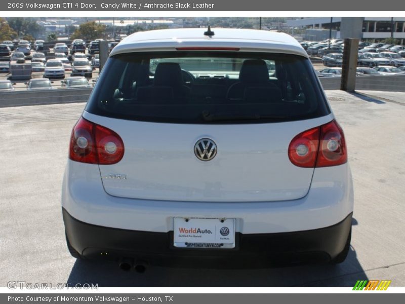 Candy White / Anthracite Black Leather 2009 Volkswagen GTI 4 Door