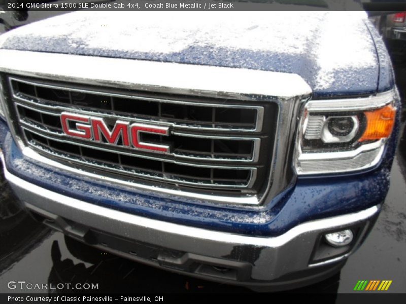 Cobalt Blue Metallic / Jet Black 2014 GMC Sierra 1500 SLE Double Cab 4x4