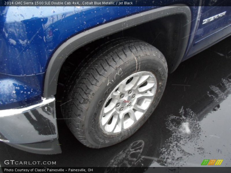 Cobalt Blue Metallic / Jet Black 2014 GMC Sierra 1500 SLE Double Cab 4x4