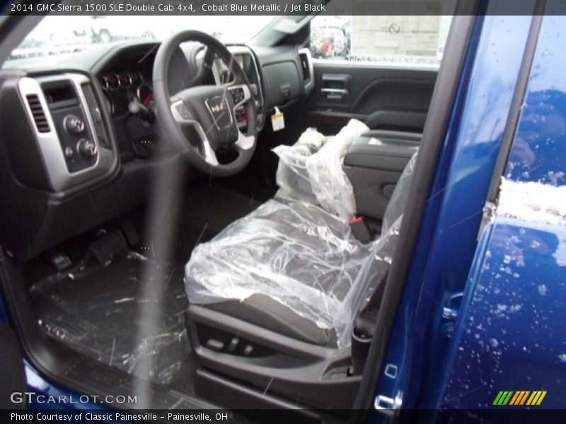 Cobalt Blue Metallic / Jet Black 2014 GMC Sierra 1500 SLE Double Cab 4x4