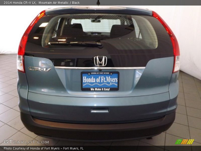 Mountain Air Metallic / Black 2014 Honda CR-V LX