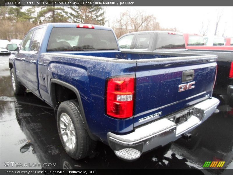 Cobalt Blue Metallic / Jet Black 2014 GMC Sierra 1500 SLE Double Cab 4x4