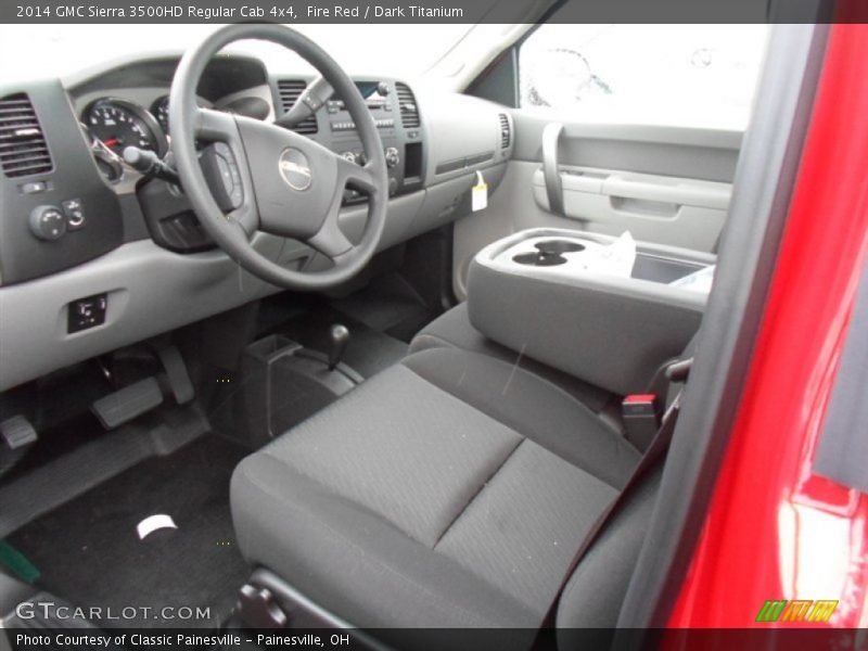 Fire Red / Dark Titanium 2014 GMC Sierra 3500HD Regular Cab 4x4