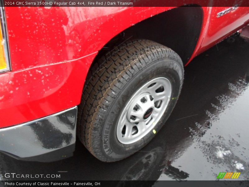 Fire Red / Dark Titanium 2014 GMC Sierra 3500HD Regular Cab 4x4