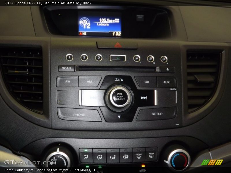 Mountain Air Metallic / Black 2014 Honda CR-V LX
