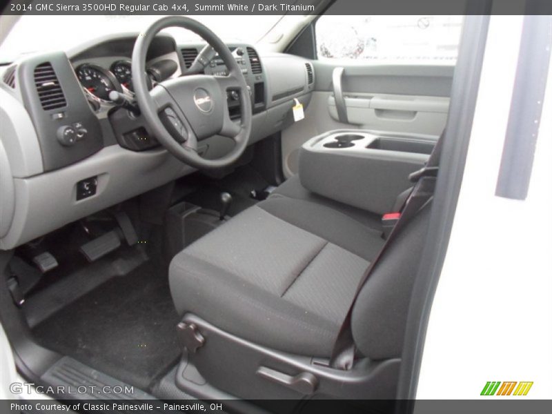 Dark Titanium Interior - 2014 Sierra 3500HD Regular Cab 4x4 