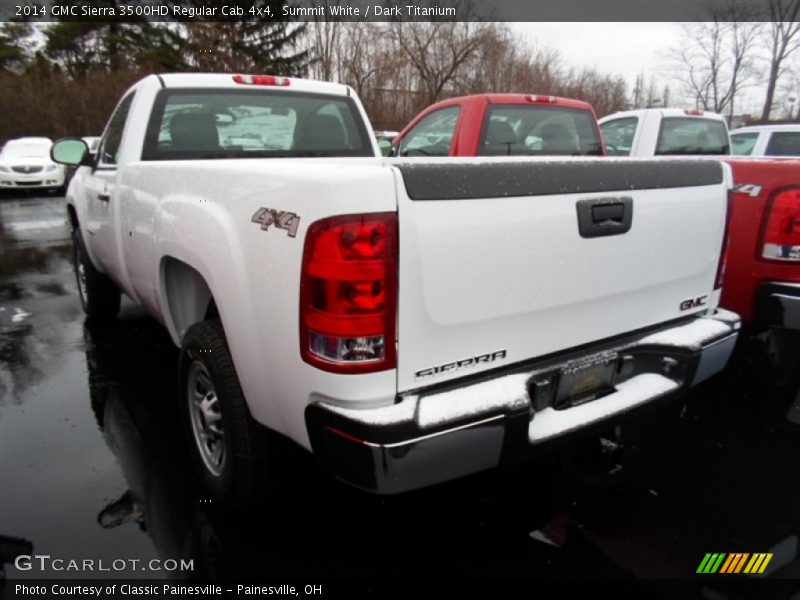 Summit White / Dark Titanium 2014 GMC Sierra 3500HD Regular Cab 4x4