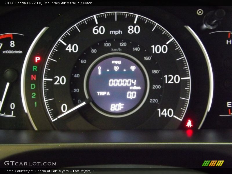 Mountain Air Metallic / Black 2014 Honda CR-V LX