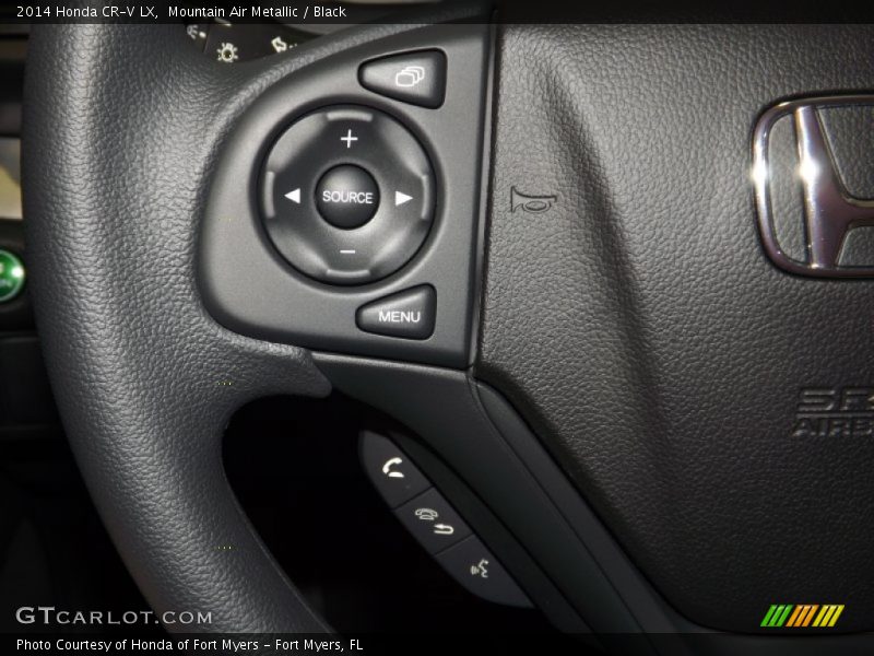 Mountain Air Metallic / Black 2014 Honda CR-V LX