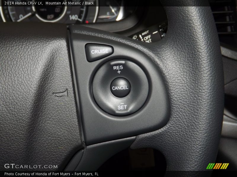 Mountain Air Metallic / Black 2014 Honda CR-V LX