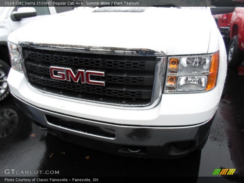 Summit White / Dark Titanium 2014 GMC Sierra 3500HD Regular Cab 4x4