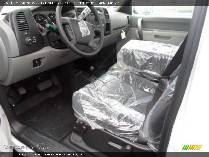Summit White / Dark Titanium 2014 GMC Sierra 3500HD Regular Cab 4x4