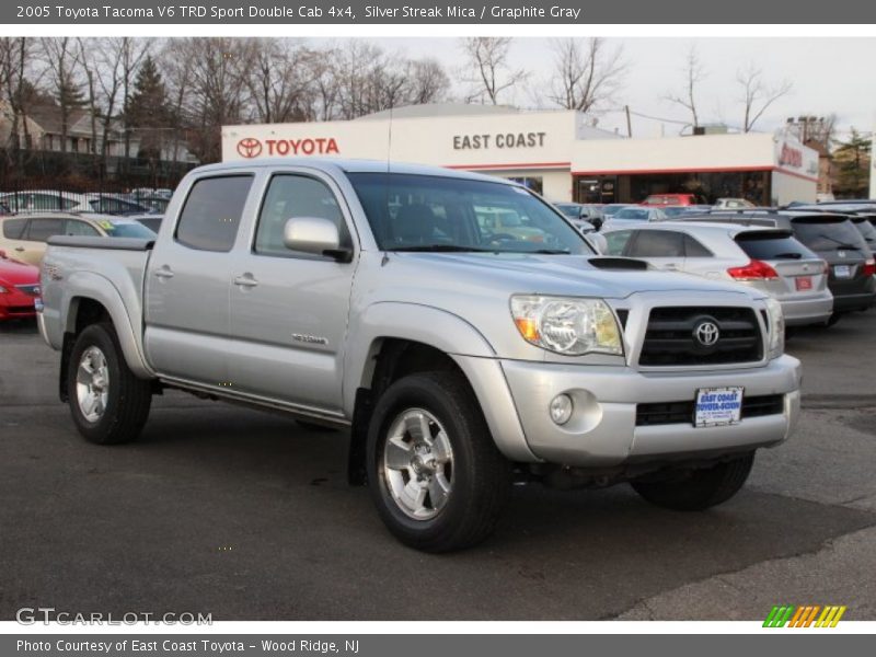 Silver Streak Mica / Graphite Gray 2005 Toyota Tacoma V6 TRD Sport Double Cab 4x4