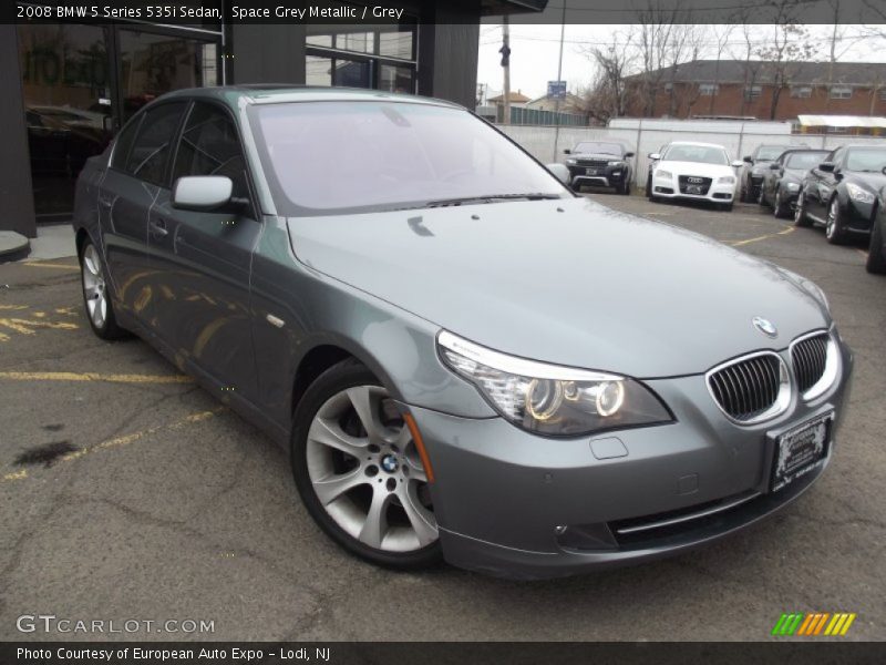 Space Grey Metallic / Grey 2008 BMW 5 Series 535i Sedan