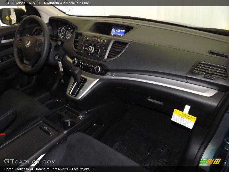 Mountain Air Metallic / Black 2014 Honda CR-V LX