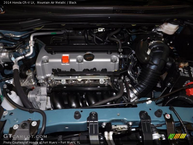 Mountain Air Metallic / Black 2014 Honda CR-V LX