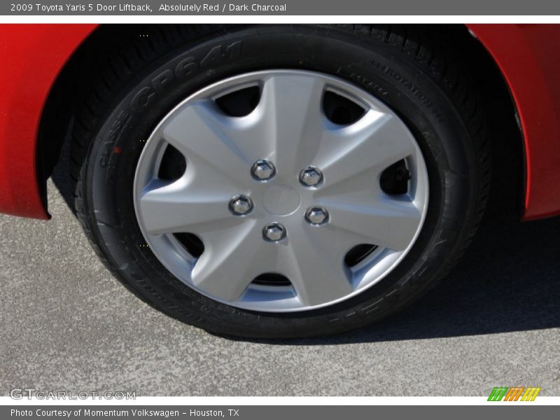 Absolutely Red / Dark Charcoal 2009 Toyota Yaris 5 Door Liftback