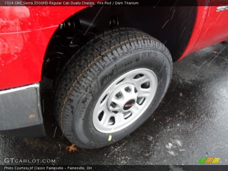 Fire Red / Dark Titanium 2014 GMC Sierra 3500HD Regular Cab Dually Chassis