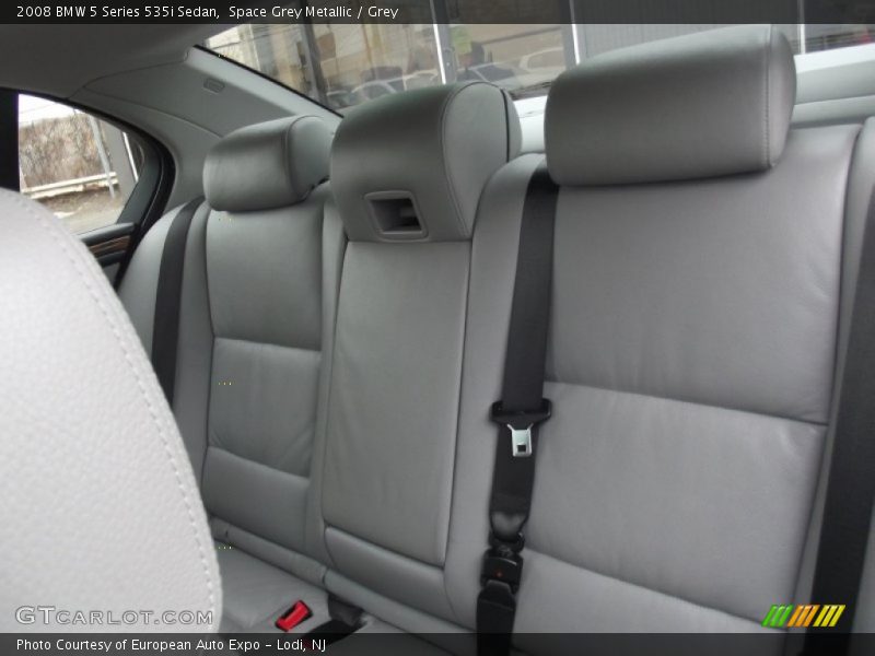 Space Grey Metallic / Grey 2008 BMW 5 Series 535i Sedan