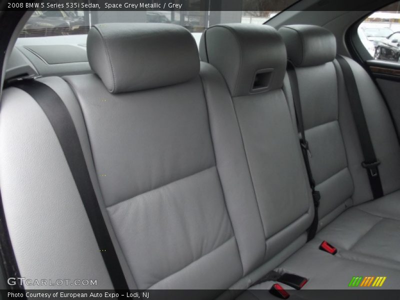 Space Grey Metallic / Grey 2008 BMW 5 Series 535i Sedan