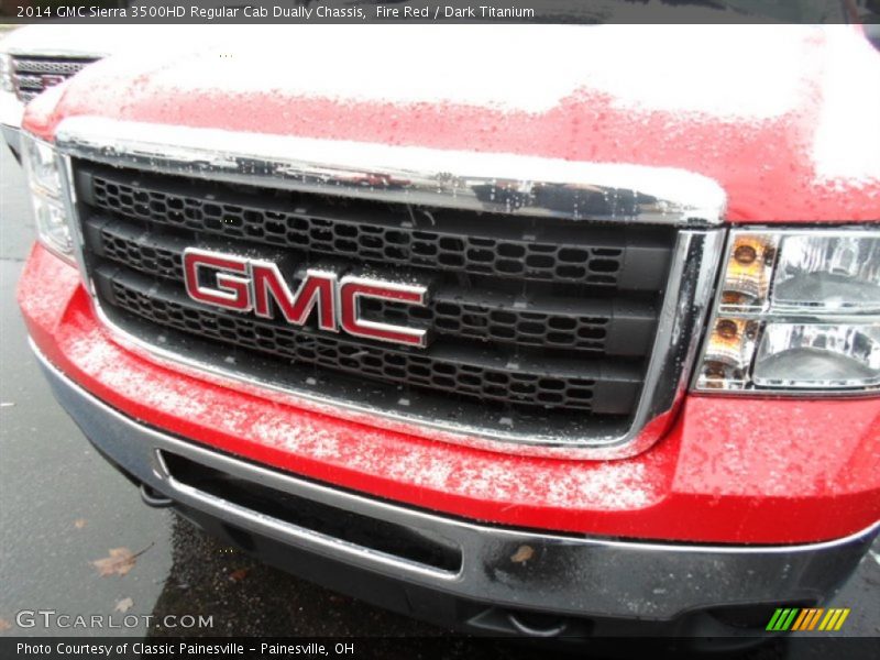 Fire Red / Dark Titanium 2014 GMC Sierra 3500HD Regular Cab Dually Chassis